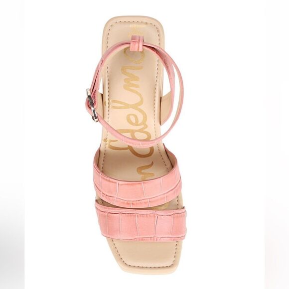 NWT SAM EDELMAN ROSALIND PLATFORM BLOCK HEEL SANDAL - Picture 6 of 9